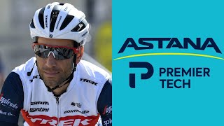 Vincenzo Nibali to Astana PremierTech for 2022 Cycling Transfers [upl. by Yelloh391]