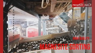 Magnesite Sorting HighQuality Pure Material with REDWAVE ROX SensorBased Sorting Machine [upl. by Farman191]