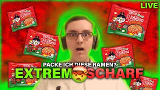 DIE SCHÄRFSTEN INSTANT RAMEN DER WELT  Packe ich sie Livestream [upl. by Eryt]