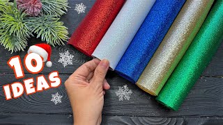 🔥🔥 10 IDEAS Christmas Craft EASY Christmas Decorations Tutorial [upl. by Saitam395]