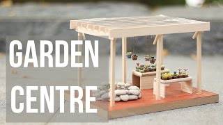 Miniature Garden Centre Polymer Clay [upl. by Hgielyak]