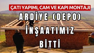 Ardiye Depo İnşaatımızı Bitirdik  Arkadaşlarımızdan Gelen Fidanları Diktik  Tüpten Soba Olur mu [upl. by Aivatahs]