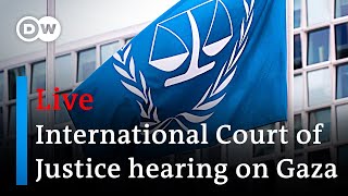 South Africa presents arguments accusing Israel of genocidal acts in Gaza at the ICJ [upl. by Anelrad]