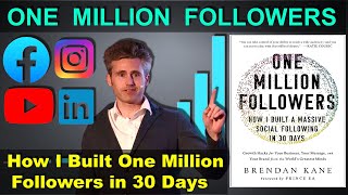 one million followers audiobook  how i built one million followers in 30 days by Brendan Kane [upl. by Jewell308]