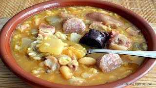 Arroz con Alubias y Nabos Arros amb fesols i naps [upl. by Asli]