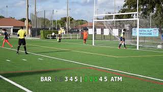 Penalties  Atletico de Madrid Miami U14 Vs Barca  Weston Cup 2022 Semi final [upl. by Honeyman470]