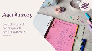 Come ho preparato la mia agenda ad anelli per il 2023 [upl. by Dorsman]