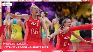 Vitality Roses vs Australia  Netball World Cup 2023 Highlights [upl. by Malinde]