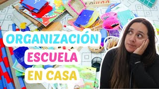 📚 como ORGANIZAR escuela en CASA MONTESSORI 🏡 [upl. by Yderf242]