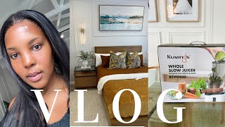 Vlog  Homeware unboxing  New Bedroom wall lights  Cook with me  Lets talk money [upl. by Coleman]