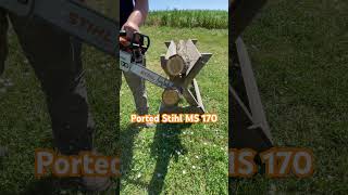 MS 170 ported firewood roadto500subs stihl shorts ￼sthilchainsaw [upl. by Bail879]