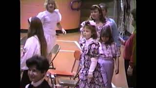 1991 McCarty family DeLisa and Cassie School Christmas Program [upl. by Dib663]