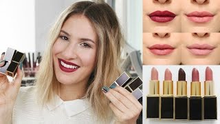 TOM FORD LIPSTICK REVIEW  Are They Worth The Hype  JamiePaigeBeauty [upl. by Felipa]