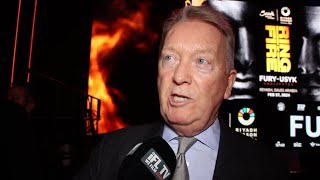 FRANK WARREN ON JOSHUA REFUSING TO ANSWER DEVS QUESTIONS  REACTS TO FURY vs USYK CLASH AT PRESSER [upl. by Devehcoy699]