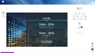 How display your opening hours with SpinetiX ARYA [upl. by Nissa240]