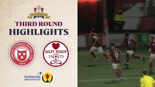 Hamilton Academical 02 Kelty Hearts  Scottish Gas Mens Scottish Cup Third Round Highlights [upl. by Noved]