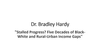 03252024 Colloquium Presentation by Dr Bradley Hardy [upl. by Ezalb]