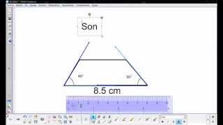 Construcción de un trapecio escaleno [upl. by Allegna127]