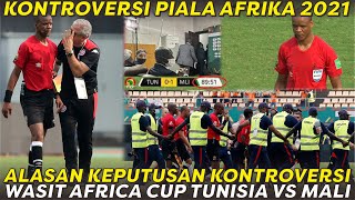 NGERINYA PIALA AFRIKA 😱 INILAH ALASAN WASIT BUBARKAN PERTANDINGAN TUNISIA VS MALI DI AFCON 2021 ‼ [upl. by Kimon]