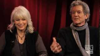 Emmylou Harris Rodney Crowell Work In Harmony  WSJ Cafe [upl. by Nalla456]