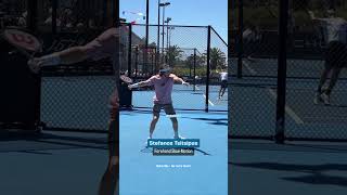 STEFANOS TSITSIPAS Forehand in SlowMotion 🎾💨 Shorts Tsitsipas Tennis [upl. by Ecylahs]