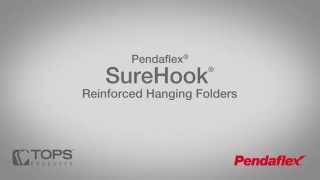 Pendaflex® SureHook® Reinforced Hanging Folders [upl. by Ahseiyt]