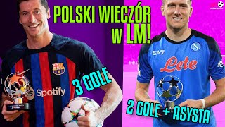 LEWANDOWSKI i pierwszy HATTRICK w BARCELONIE 3 gole w LM ZIELIŃSKI piłkarzem meczu Napoli Liverpool [upl. by Terrye750]