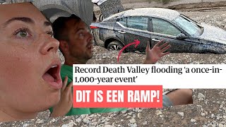 EXTREEM weer IN DEATH VALLEY dit is UNIEK  Death Valley flooding august 2022 VLOG  ♥ iamtheknees [upl. by Antoine]