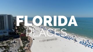 10 Best Places to Visit in Florida  Travel Video [upl. by Nicoli]