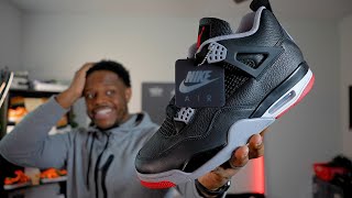 Sneaker Of The Year ALREADY  Bred Jordan 4 Reimagined Pickup VLOG [upl. by Essiralc]