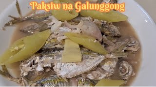 Paksiw na Galunggong recipe home cooking fish satisfying food yummy [upl. by Lamek365]