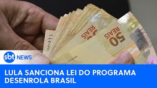 Lula sanciona lei que cria o Programa Desenrola Brasil  SBTNewsnaTV 041023 [upl. by Handler155]