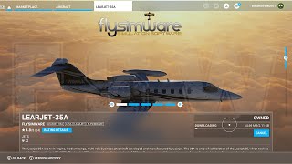 REVIEW OF THE NEW LEARJET 35A FULL FLIGHT MSFS 2020 MAYBE ASMR [upl. by Garret584]