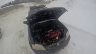 Honda CRV B20Vtec Turbo  BMW E46 Drift [upl. by Hsaka]