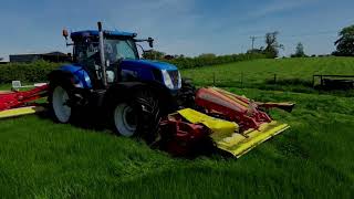 1st Cut Silage In Cumbria 2023 [upl. by Dafna]