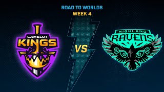 SMITE Pro League Road to Worlds Week 4  Camelot Kings Vs Highland Ravens [upl. by Trelu]