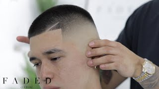 FLAWLESS BALD FADE HAIRCUT BARBER TUTORIAL [upl. by Carn]