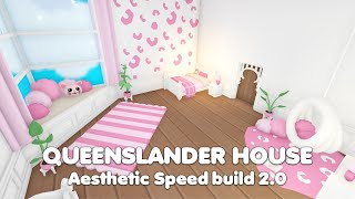 Decorating the NEW Queenslander House Aesthetic amp Cute 20 in Adopt me [upl. by Yznil]