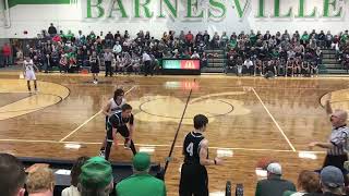 Barnesville vs Bridgeport Boys Basketball 2020 [upl. by Arreit]