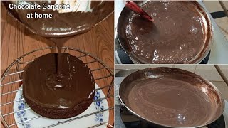 Perfect Chocolate Ganache Recipe with 3 ingredients Chocolate Syrup recipe [upl. by Ahpla]