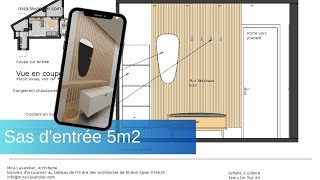 Aménager un sas d entrée 5m2 [upl. by Lorenz]