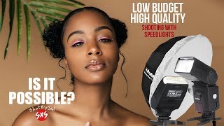 Low Budget High Quality Shooting Portraits w Speedlights [upl. by Parrisch]