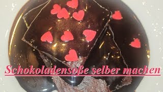 Schokoladensoße in 5 Minuten selber machen  DIY  Dessertsauce Rezept  Vegan [upl. by Odom303]