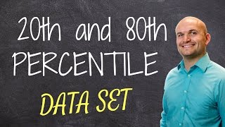 How to find the 20th and 80th percentile of a data set [upl. by Watkin]