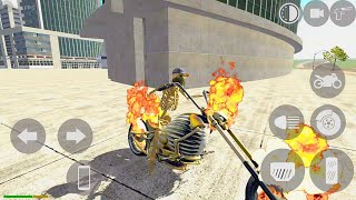 Ghost Riding Ghost Rider Indian Bike Driving 3D [upl. by Ilrebma61]