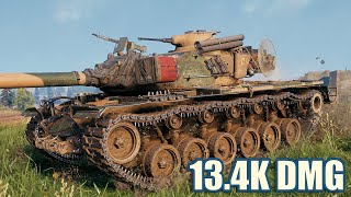 T110E5 • 134K DMG 10 KILLS • WoT Gameplay [upl. by Kcirddes]