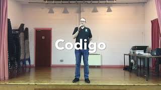 BEGINNER LINE DANCE LESSON 24  Codigo [upl. by Anairt223]