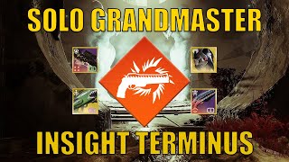 Solo Insight Terminus Grandmaster Nightfall Platinum 1330 Solar Hunter Destiny 2 [upl. by Airdnahs727]