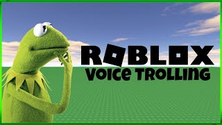 Kermit The Frog Voice Trolling On Roblox [upl. by Northington]