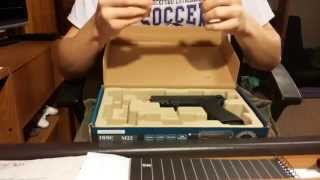 Unboxing of the ISSC M22 Full Metal Co2 Blowback Airsoft Pistol Review [upl. by Seabrooke121]